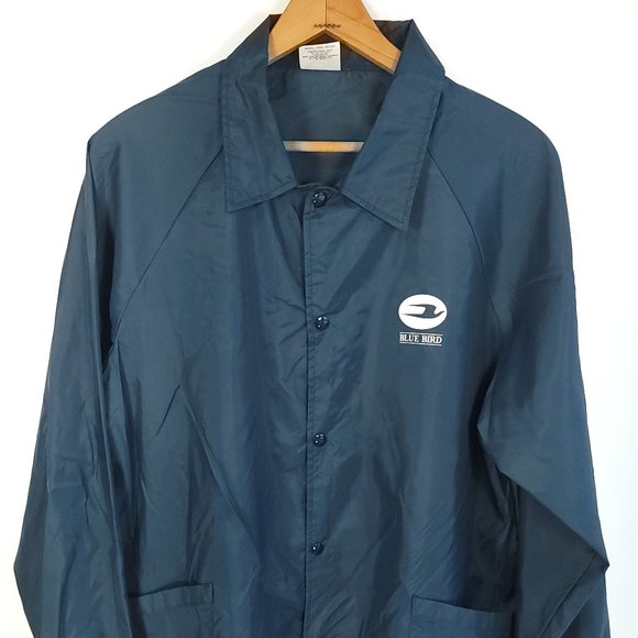 Auburn Sportswear Jackets & Coats Vintage Auburn Sportswear Snap Front Jacket Blue Bird Logo